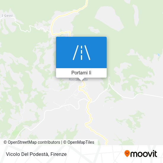 Mappa Vicolo Del Podestà