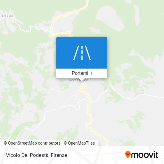 Mappa Vicolo Del Podestà