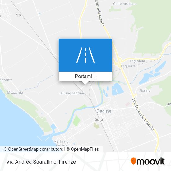 Mappa Via Andrea Sgarallino