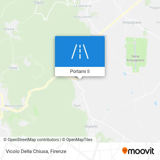 Mappa Vicolo Della Chiusa