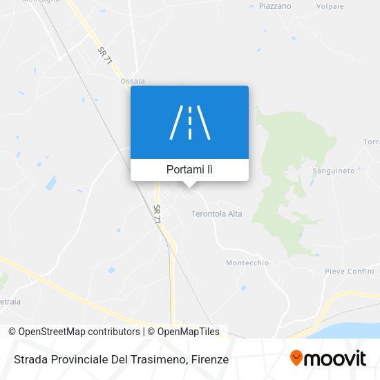 Mappa Strada Provinciale Del Trasimeno