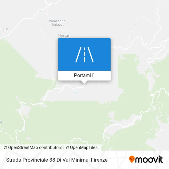 Mappa Strada Provinciale 38 Di Val Minima