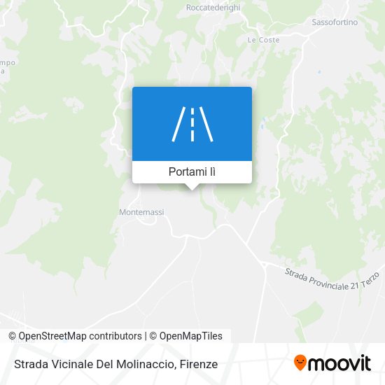 Mappa Strada Vicinale Del Molinaccio
