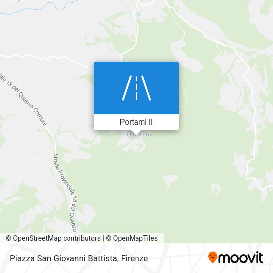 Mappa Piazza San Giovanni Battista