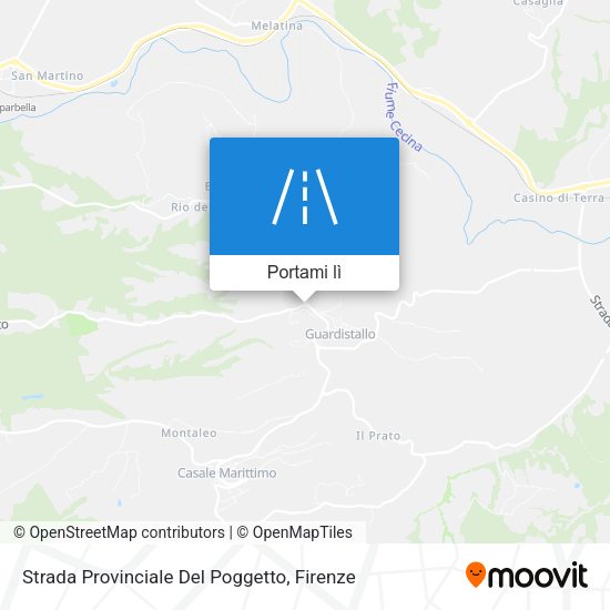 Mappa Strada Provinciale Del Poggetto