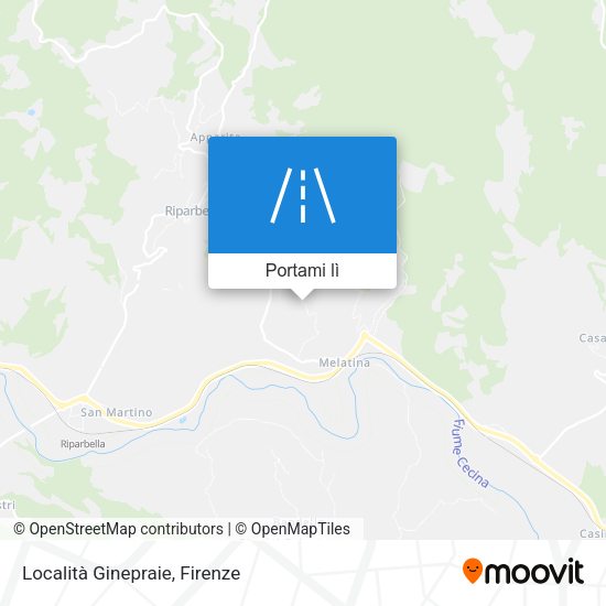 Mappa Località Ginepraie