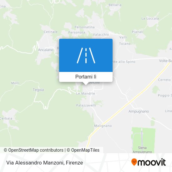 Mappa Via Alessandro Manzoni