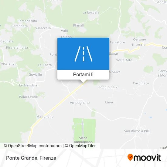 Mappa Ponte Grande