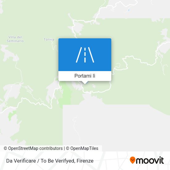 Mappa Da Verificare / To Be Verifyed