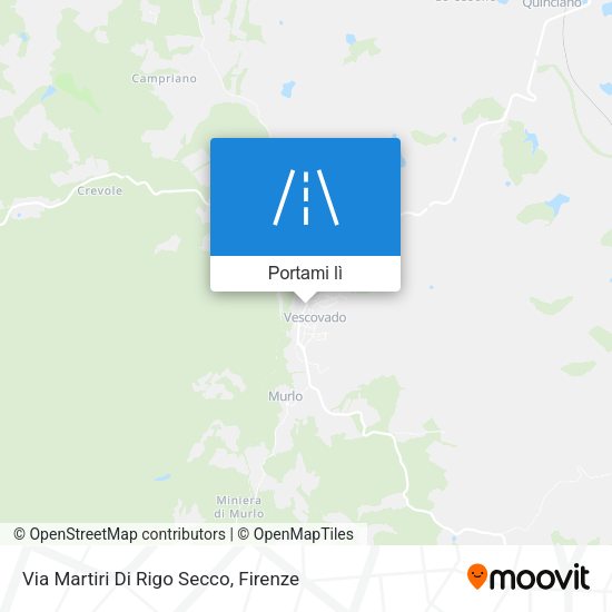Mappa Via Martiri Di Rigo Secco