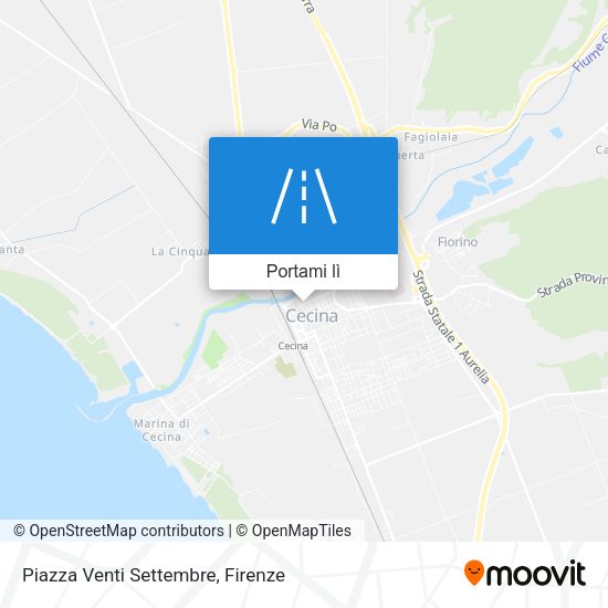 Mappa Piazza Venti Settembre