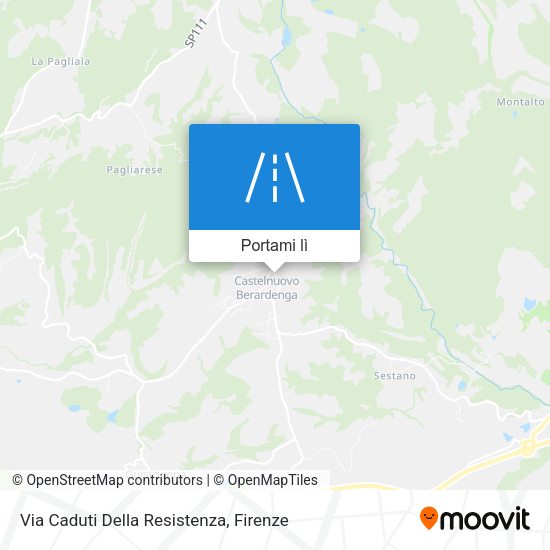 Mappa Via Caduti Della Resistenza