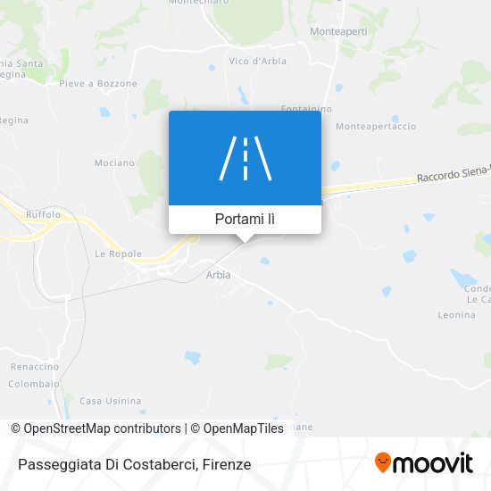 Mappa Passeggiata Di Costaberci