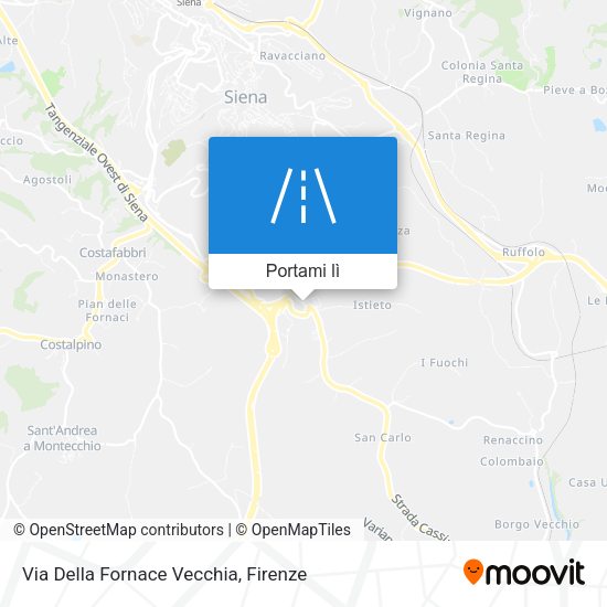 Mappa Via Della Fornace Vecchia