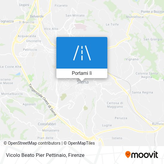 Mappa Vicolo Beato Pier Pettinaio