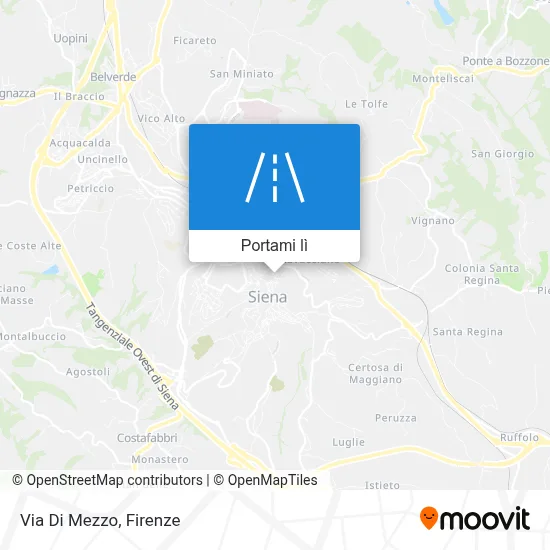 Mappa Via Di Mezzo