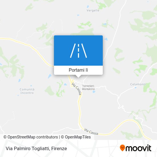 Mappa Via Palmiro Togliatti