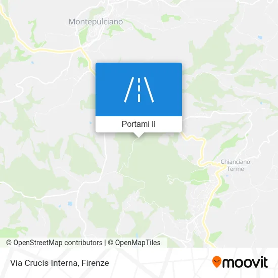 Mappa Via Crucis Interna