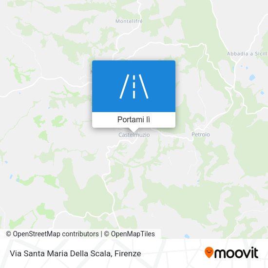 Mappa Via Santa Maria Della Scala