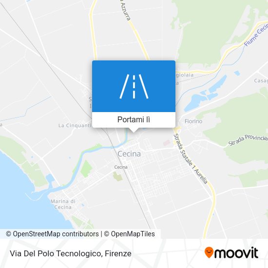 Mappa Via Del Polo Tecnologico