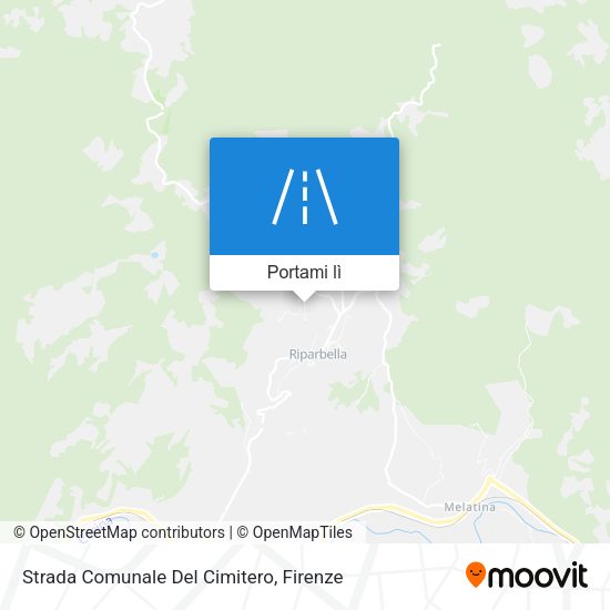 Mappa Strada Comunale Del Cimitero