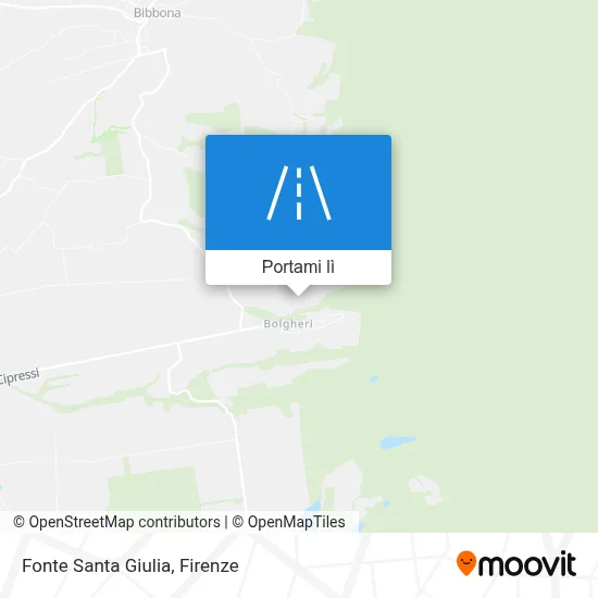 Mappa Fonte Santa Giulia