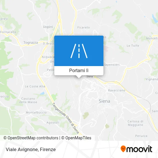 Mappa Viale Avignone