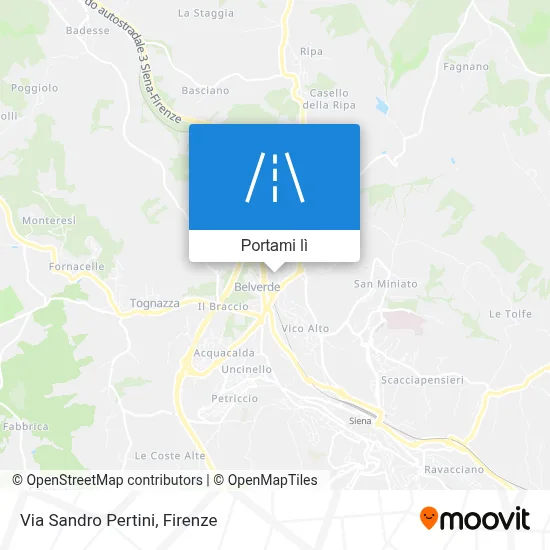 Mappa Via Sandro Pertini