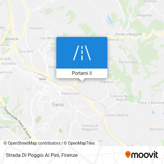 Mappa Strada Di Poggio Ai Pini