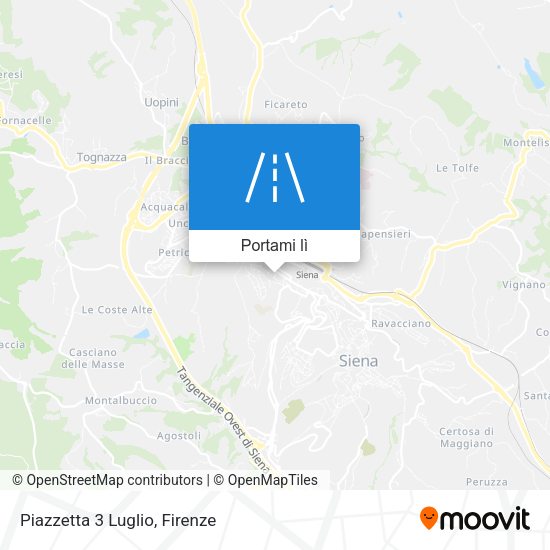 Mappa Piazzetta 3 Luglio