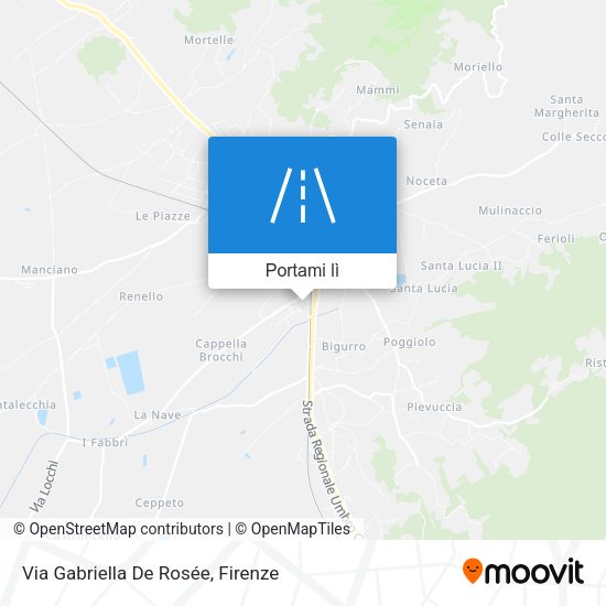 Mappa Via Gabriella De Rosée
