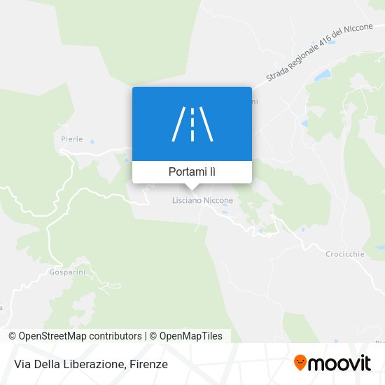 Mappa Via Della Liberazione