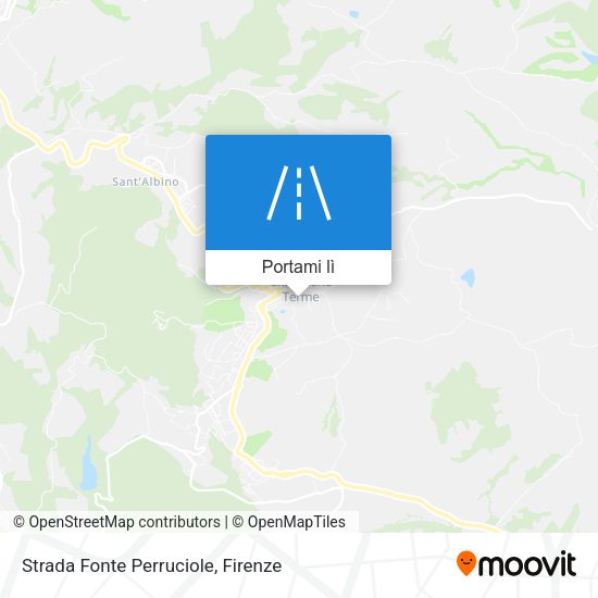 Mappa Strada Fonte Perruciole
