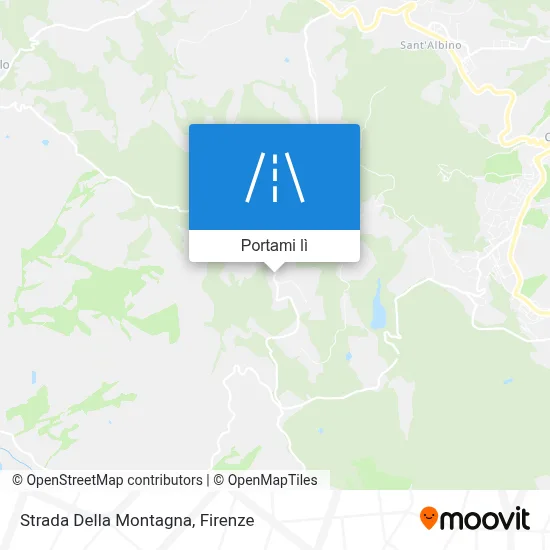Mappa Strada Della Montagna