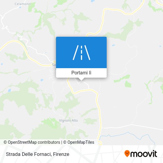 Mappa Strada Delle Fornaci