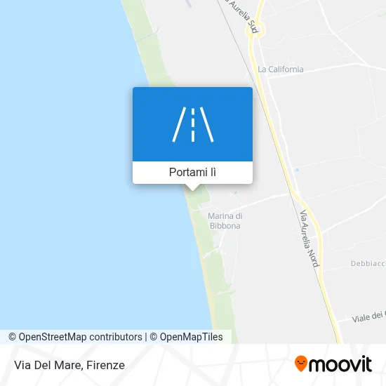Mappa Via Del Mare