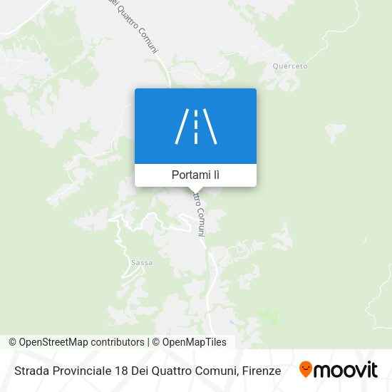 Mappa Strada Provinciale 18 Dei Quattro Comuni