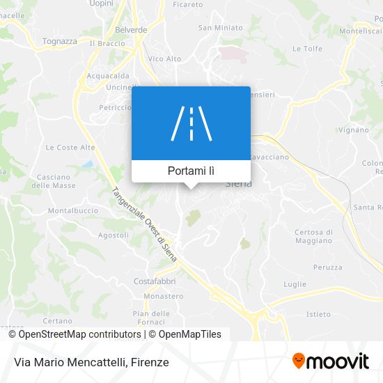 Mappa Via Mario Mencattelli