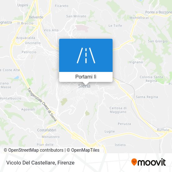 Mappa Vicolo Del Castellare
