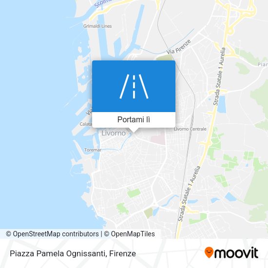 Mappa Piazza Pamela Ognissanti