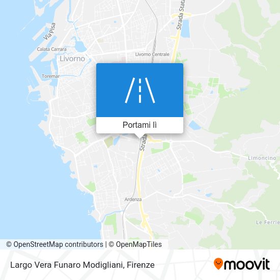 Mappa Largo Vera Funaro Modigliani