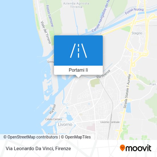Mappa Via Leonardo Da Vinci