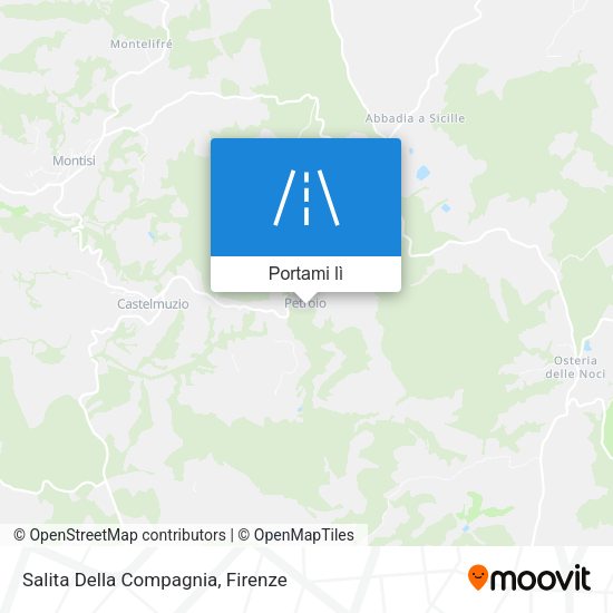 Mappa Salita Della Compagnia