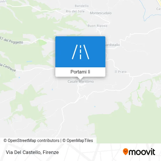 Mappa Via Del Castello