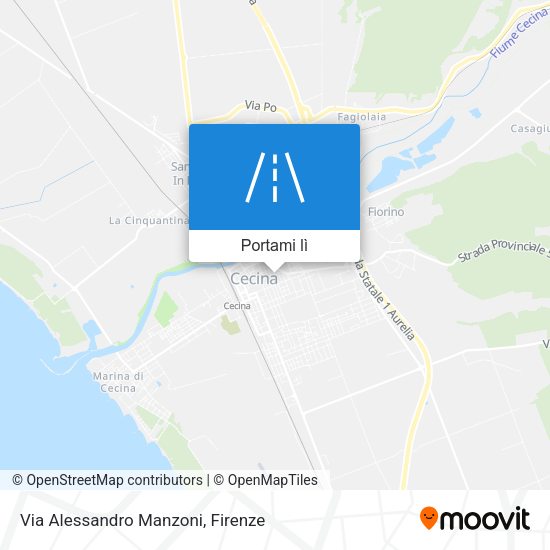 Mappa Via Alessandro Manzoni