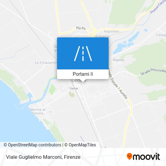 Mappa Viale Guglielmo Marconi