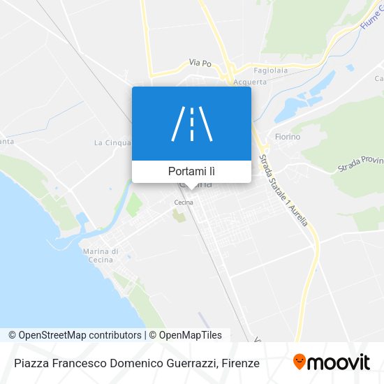 Mappa Piazza Francesco Domenico Guerrazzi