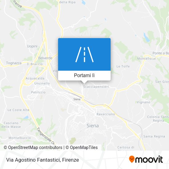 Mappa Via Agostino Fantastici