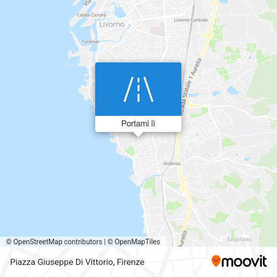 Mappa Piazza Giuseppe Di Vittorio