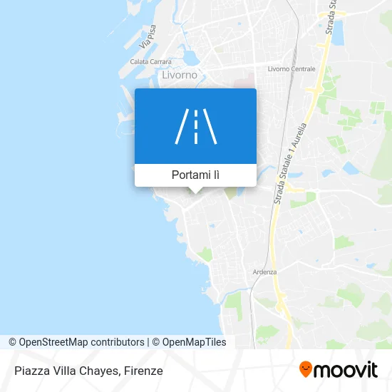 Mappa Piazza Villa Chayes